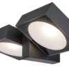 Rabalux 77101 Telde LED Nástěnné venkovní světlo | Teplá bílá | 14W | Černá