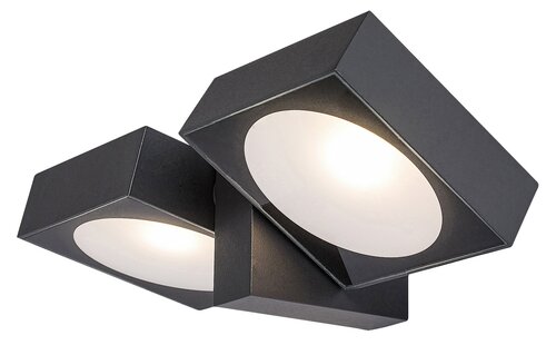 Rabalux 77101 Telde LED Nástěnné venkovní světlo | Teplá bílá | 14W | Černá