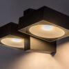 Rabalux 77101 Telde LED Nástěnné venkovní světlo | Teplá bílá | 14W | Černá