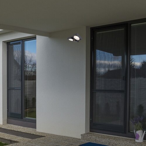 Rabalux 77101 Telde LED Nástěnné venkovní světlo | Teplá bílá | 14W | Černá