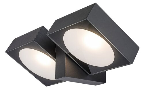 Rabalux 77101 Telde LED Nástěnné venkovní světlo | Teplá bílá | 14W | Černá