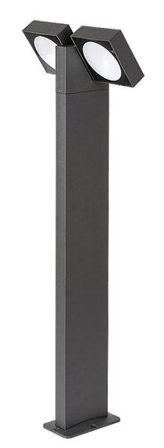 Rabalux 77102 Telde LED Zahradní sloupkové světlo | Teplá bílá | 14W | Černá