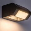Rabalux 77103 Medna LED Nástěnné venkovní světlo | Teplá bílá | 8W | Bílá | Černá