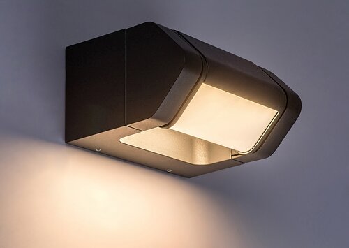Rabalux 77103 Medna LED Nástěnné venkovní světlo | Teplá bílá | 8W | Bílá | Černá