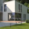 Rabalux 77104 Medna LED Zahradní sloupkové světlo | Teplá bílá | 8W | Bílá | Černá