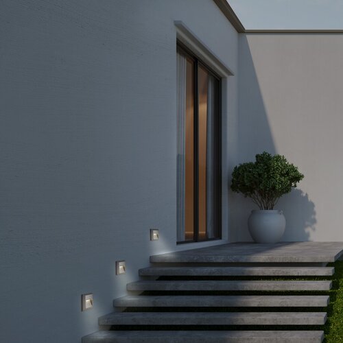 Rabalux 77105 Trento LED Nástěnné venkovní světlo | Přírodní bílá | 4W | Černá