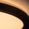 Rabalux 7774 Inverness LED Stropní svítidlo s ovladačem | Variabilní | Stmívatelné | 15W | Bílá | Černá