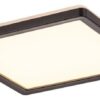 Rabalux 7775 Inverness LED Stropní svítidlo s ovladačem | Variabilní | Stmívatelné | 15W | Bílá | Černá