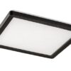 Rabalux 7775 Inverness LED Stropní svítidlo s ovladačem | Variabilní | Stmívatelné | 15W | Bílá | Černá