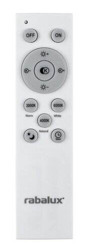 Rabalux 7893 Tartu LED Stropní venkovní světlo | Variabilní | Bílá | 18W