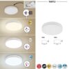 Rabalux 7894 Tartu LED Stropní venkovní světlo | Variabilní | Bílá | 24W