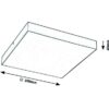 Rabalux 7896 Tartu LED Stropní venkovní světlo | Variabilní | Bílá | 24W