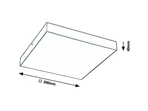 Rabalux 7896 Tartu LED Stropní venkovní světlo | Variabilní | Bílá | 24W