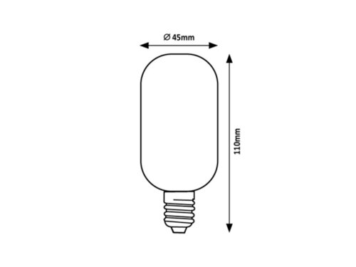 Rabalux 79008 Filament-LED LED žárovka E27 | Teplá bílá | 4W