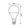 Rabalux 79014 Filament-LED LED žárovka E14 | Přírodní bílá | 2W