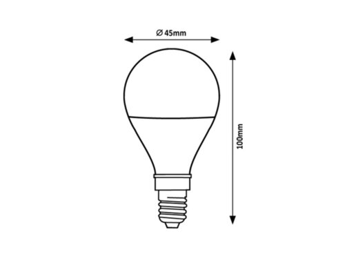Rabalux 79014 Filament-LED LED žárovka E14 | Přírodní bílá | 2W