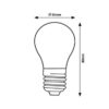 Rabalux 79015 Filament-LED LED žárovka E27 | Teplá bílá | 2W