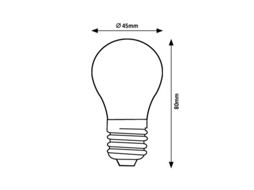 Rabalux 79016 Filament-LED LED žárovka E27 | Přírodní bílá | 2W