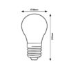 Rabalux 79019 Filament-LED LED žárovka E27 | Teplá bílá | 7W