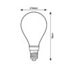 Rabalux 79031 Filament-LED LED žárovka E14 | Teplá bílá | 6W