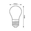 Rabalux 79042 Filament-LED LED žárovka E27 | Teplá bílá | 8W