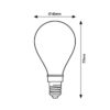 Rabalux 79048 Filament-LED LED žárovka E14 | Teplá bílá | 4W