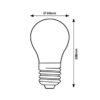 Rabalux 79053 Filament-LED LED žárovka E27 | Přírodní bílá | 7W