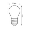 Rabalux 79054 SMD-LED LED žárovka E27 | Přírodní bílá | 8W | 8