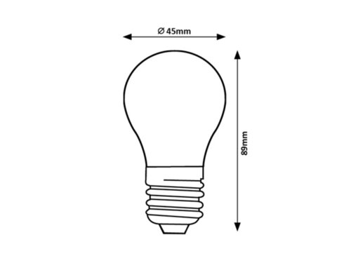 Rabalux 79054 SMD-LED LED žárovka E27 | Přírodní bílá | 8W | 4