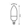 Rabalux 79056 SMD-LED LED žárovka E14 | Teplá bílá | 5W