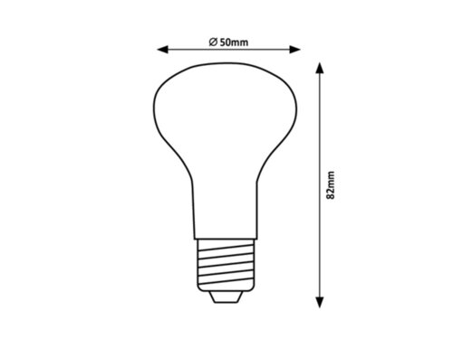 Rabalux 79064 SMD-LED LED žárovka E14 | Teplá bílá | 5W
