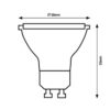 Rabalux 79070 SMD-LED LED žárovka GU10 | Přírodní bílá | 4W