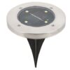 Rabalux 7975 Dannet LED venkovní svítidlo | Teplá bílá | Černá | Chrom | Kov | 0,24W