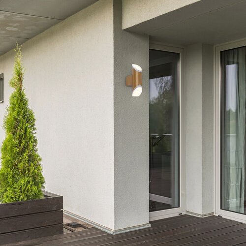 Rabalux 8000 Reynosa LED Nástěnné venkovní světlo | Teplá bílá | Barevný kov | Zlatá | 6W