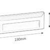 Rabalux 8011 Pueblo LED venkovní svítidlo | Přírodní bílá | 16W | Šedá