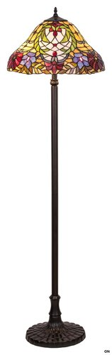 Rabalux 8088 Mirella Klasická stojací lampa | E27 | Barevný kov | Bronz