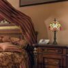 Rabalux 8089 Mirella Klasická stolní lampička | E14 | Barevný kov | Bronz