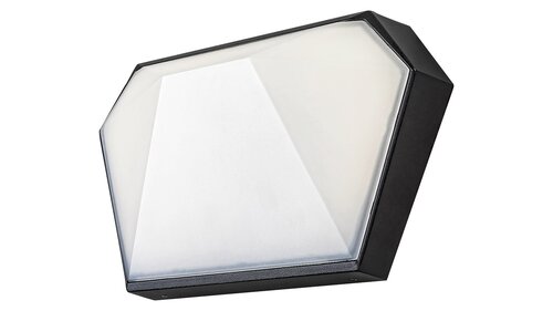 Rabalux 8114 Salvador LED Nástěnné venkovní světlo | Přírodní bílá | 12W | Bílá | Černá | 1