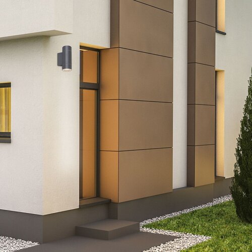 Rabalux 8119 Phoenix Nástěnné venkovní světlo | GU10 | Černá | 4