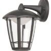 Rabalux 8125 Sorrento LED Nástěnné venkovní světlo | Teplá bílá | 8W | Černá