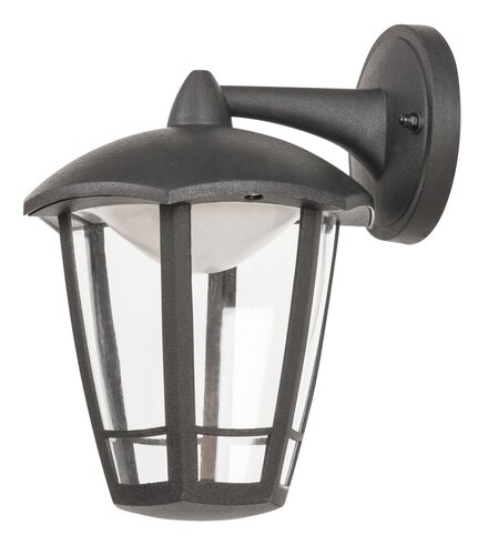 Rabalux 8125 Sorrento LED Nástěnné venkovní světlo | Teplá bílá | 8W | Černá