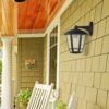 Rabalux 8125 Sorrento LED Nástěnné venkovní světlo | Teplá bílá | 8W | Černá