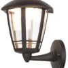 Rabalux 8126 Sorrento LED Nástěnné venkovní světlo | Teplá bílá | 8W | Černá