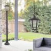 Rabalux 8128 Sorrento LED Venkovní závěsné svítidlo | Teplá bílá | 8W | Černá