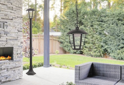 Rabalux 8128 Sorrento LED Venkovní závěsné svítidlo | Teplá bílá | 8W | Černá