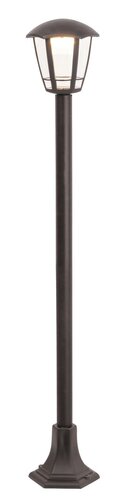 Rabalux 8129 Sorrento LED Zahradní sloupkové světlo | Teplá bílá | 8W | Černá