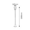 Rabalux 8129 Sorrento LED Zahradní sloupkové světlo | Teplá bílá | 8W | Černá | 9