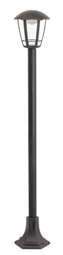 Rabalux 8129 Sorrento LED Zahradní sloupkové světlo | Teplá bílá | 8W | Černá | 2