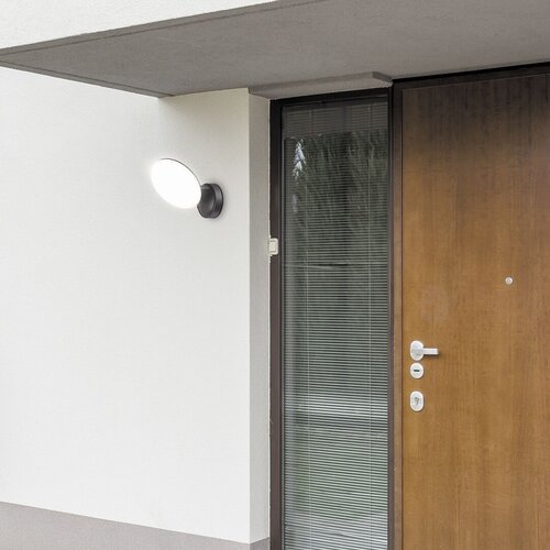 Rabalux 8134 Varna LED Nástěnné venkovní světlo | Přírodní bílá | 12W | Bílá | Černá