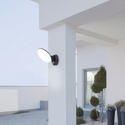 Rabalux 8135 Varna LED Nástěnné venkovní světlo | Přírodní bílá | 12W | Bílá | Černá